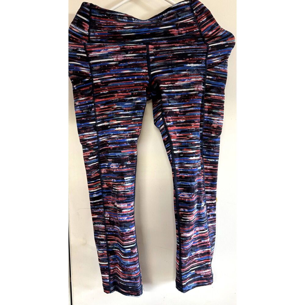 Lululemon Speed Up Crop 21" Hinshu Alpine White Multi